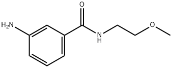 3-AMINO-N-(2-METHOXYETHYL)BENZAMIDE Structure