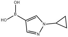 (1-cyclopropyl-1H-pyrazol-4-yl)boronic acid 구조식 이미지