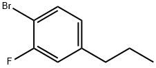 1-BroMo-2-fluoro-4-propylbenzene Structure