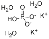 Dipotassium hydrogen phosphate trihydrate Structure