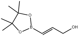 trans-3-Hydroxy-1-propenylboronic acid pinacol ester Structure