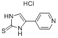 4-피리딘-4-일-1,3-디히드로-이미다졸-2-티온히드로클로라이드 구조식 이미지