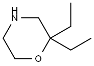 2,2-디에틸모르폴린 구조식 이미지
