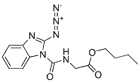 butyl N-[(2-azido-1H-benzimidazol-1-yl)carbonyl]glycinate Structure