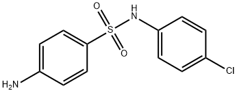 4-아미노-N-(4-클로로-페닐)-벤젠설포나미드 구조식 이미지