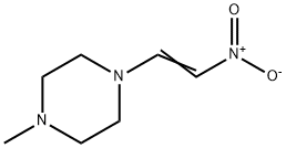 Piperazine, 1-methyl-4-(2-nitroethenyl)- (9CI) Structure