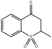 2-Methyl-2,3-dihydro-4H-1-benzothiopyran-4-one 1,1-dioxide Structure