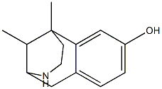 (-)-NORMETAZOCINE 구조식 이미지