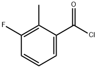 벤조일클로라이드,3-플루오로-2-메틸-(9Cl) 구조식 이미지