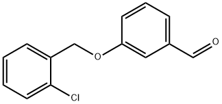 3-[(2-CHLOROBENZYL)OXY]BENZALDEHYDE Structure