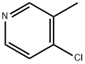 4-Chloro-3-methylpyridine 구조식 이미지