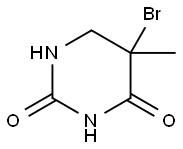 5 6-DIHYDRO-5-BROMO-5-METHYL URACIL Structure