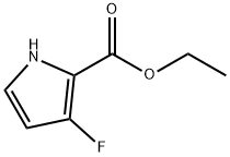 1H-Pyrrole-2-carboxylicacid,3-fluoro-,ethylester(9CI) Structure
