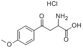 DL-2-AMINO-4-(4-METHOXYPHENYL)-4-OXOBUTANOIC ACID HCL Structure