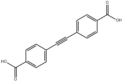 4,4'-(ethyne-1,2-diyl)dibenzoic acid 구조식 이미지