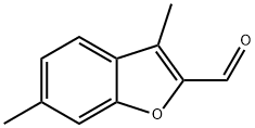 3,6-DIMETHYL-BENZOFURAN-2-CARBALDEHYDE Structure