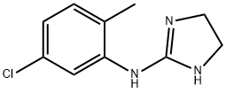 N-(2-Methyl-5-chlorophenyl)-4,5-dihydro-1H-imidazole-2-amine 구조식 이미지