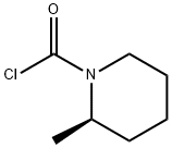 1-Piperidinecarbonyl chloride, 2-methyl-, (R)- (9CI) Structure