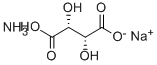 ammonium sodium tartrate  Structure