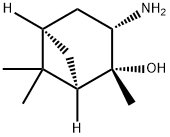 (1R,2R,3S,5R)-3-Amino-2,6,6-trimethylbicyclo[3.1.1]heptan-2-ol 구조식 이미지