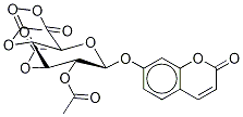 7-Hydroxy CouMarin 2,3,4-Tri-O-acetyl-β-D-glucuronide Methyl Ester Structure