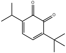 3,5-Cyclohexadiene-1,2-dione, 3-(1,1-dimethylethyl)-6-(1-methylethyl)- (9CI) Structure