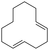 (1E,5E)-1,5-Cyclododecadiene Structure