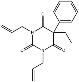 1,3-Diallyl-5-ethyl-5-phenylpyrimidine-2,4,6(1H,3H,5H)-trione Structure