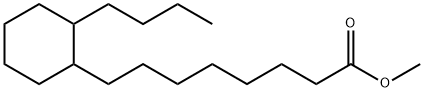 2-부틸사이클로헥산옥탄산메틸에스테르 구조식 이미지