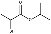 2-Mercaptopropionic acid 1-methylethyl ester Structure