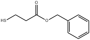 3-Mercaptopropionic acid benzyl ester 구조식 이미지