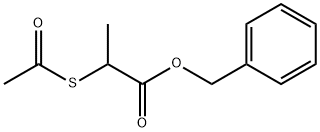 2-(Acetylthio)propionic acid benzyl ester Structure