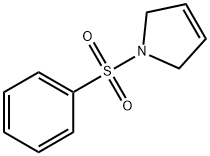 1-(페닐설포닐)-2,5-디하이드로-1H-피롤 구조식 이미지