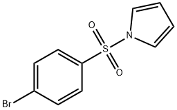 1-(4-브로모페닐술포닐)-1H-피롤 구조식 이미지