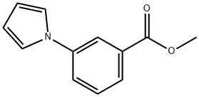 benzoic acid, 3-(1H-pyrrol-1-yl)-, methyl ester Structure