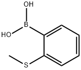 2-Methylthiophenylboronic acid 구조식 이미지