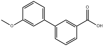 3'-METHOXY-BIPHENYL-3-CARBOXYLIC ACID 구조식 이미지