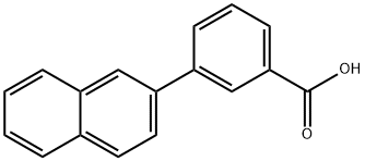 3-(6-(Methoxycarbonyl)naphthalen-2-yl)benzoic acid Structure