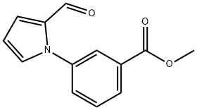 3-(2-FORMYL-1H-PYRROL-1-YL)-BENZOIC ACID METHYL ESTER 구조식 이미지