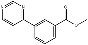 3-(pyriMidin-4-yl)benzoic acid Structure