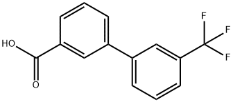 3'-TRIFLUOROMETHYLBIPHENYL-3-CARBOXYLIC ACID Structure