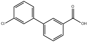 3'-CHLORO-BIPHENYL-3-CARBOXYLIC ACID Structure