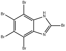 2,4,5,6,7-PENTABROMO-1H-BENZOIMIDAZOLE Structure