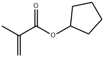 CYCLOPENTYL METHACRYLATE 구조식 이미지