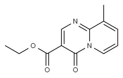 9-Methyl-4-oxo-4H-pyrido[1,2-a]pyrimidine-3-carboxylic acid ethyl ester Structure