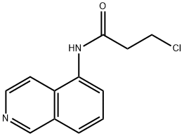 3-클로로-N-이소퀴놀린-5-일-프로피오나미드 구조식 이미지