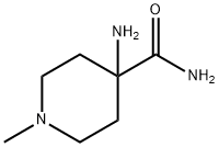 4-Piperidinecarboxamide,4-amino-1-methyl-(9CI) Structure