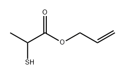 2-Mercaptopropionic acid allyl ester Structure