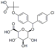 Fenirofibrate O-b-D-Glucuronide Structure
