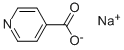 4-피리딘카르복실산나트륨XNUMX수화물 구조식 이미지